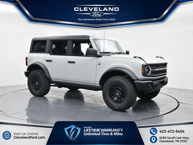 2026 Ford Bronco Big Bend in Avalanche — front three-quarter view