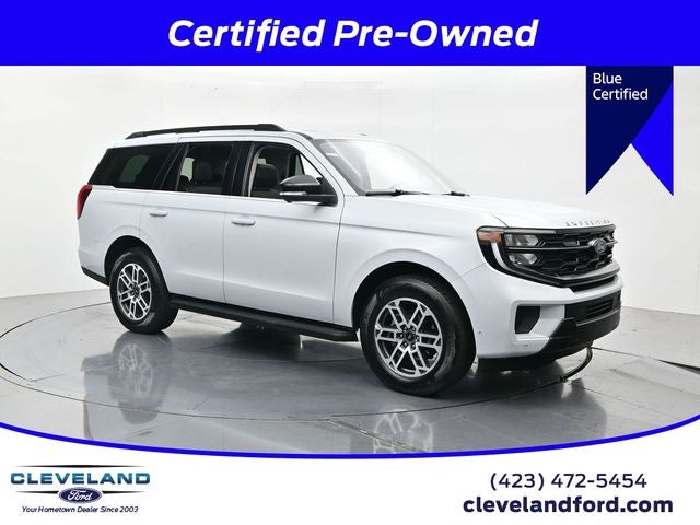2025 Ford Expedition Active in Silver Metallic — front three-quarter view