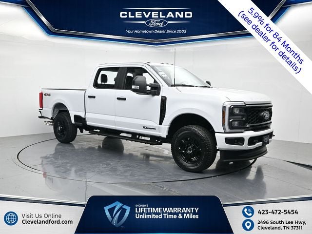 2026 Ford F-250SD XL in Oxford White — front three-quarter view