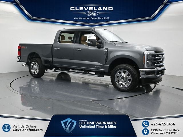 2026 Ford F-250SD Lariat in Carbonized Gray Metallic — front three-quarter view