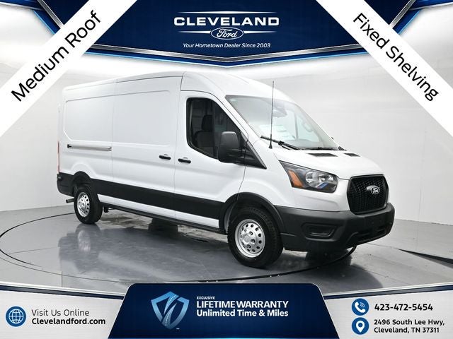 2026 Ford Transit-250 Base in Oxford White — front three-quarter view