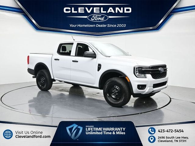 2026 Ford Ranger XL in Oxford White — front three-quarter view