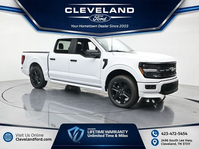 2026 Ford F-150 STX LOBO in Oxford White — front three-quarter view