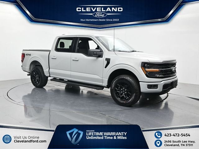 2026 Ford F-150 XLT in Avalanche — front three-quarter view