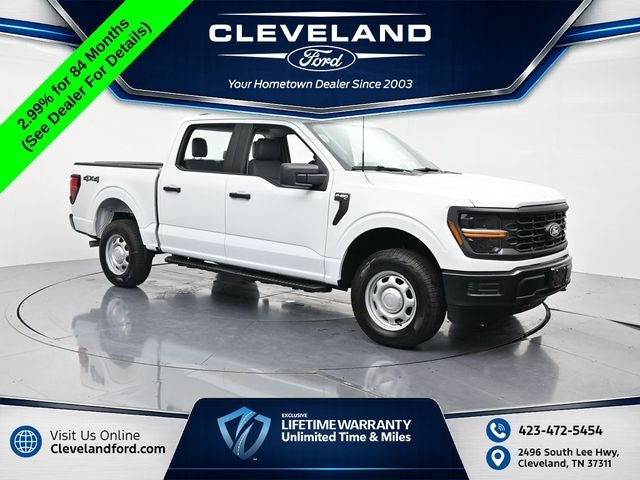 2026 Ford F-150 XL in Oxford White — front three-quarter view
