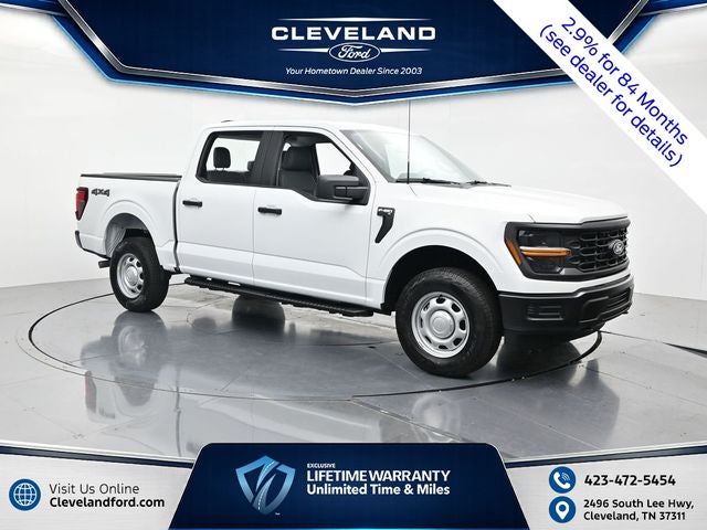 2026 Ford F-150 XL in Oxford White — front three-quarter view