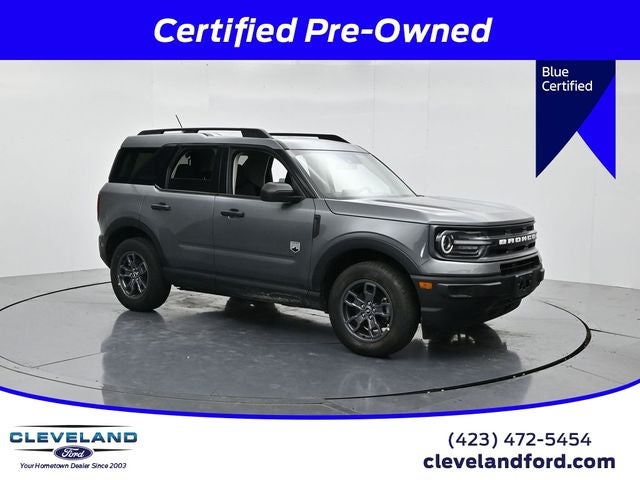 2024 Ford Bronco Sport Big Bend in Gray Metallic — front three-quarter view