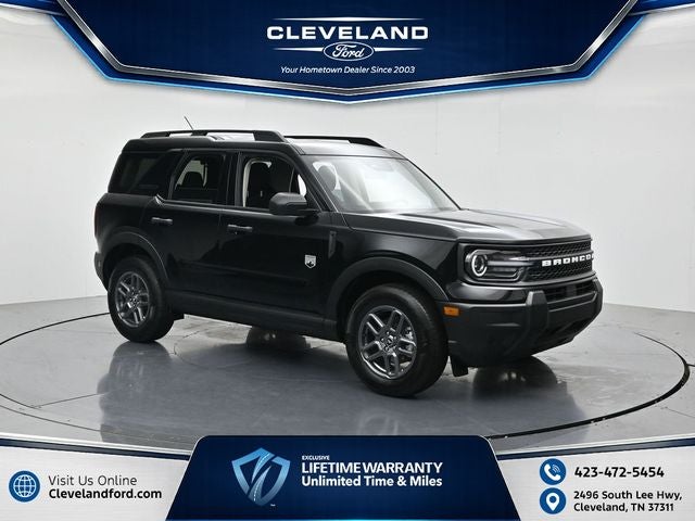 2026 Ford Bronco Sport Big Bend in Shadow Black — front three-quarter view