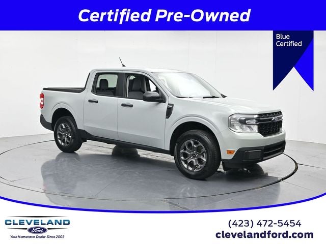 2024 Ford Maverick XLT in Cactus — front three-quarter view