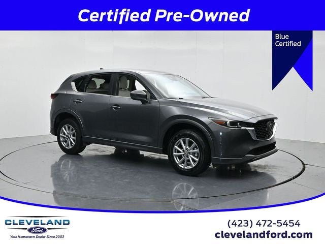 2024 Mazda Mazda CX-5 2.5 S Preferred Package in Machine Gray Metallic — front three-quarter view