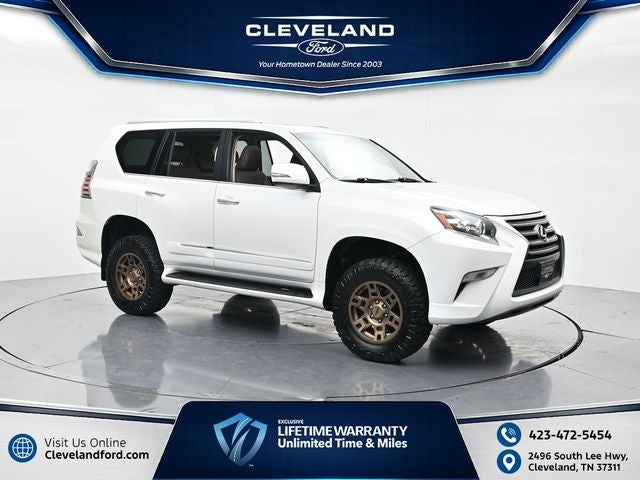 2017 Lexus GX 460 in Starfire Pearl — front three-quarter view