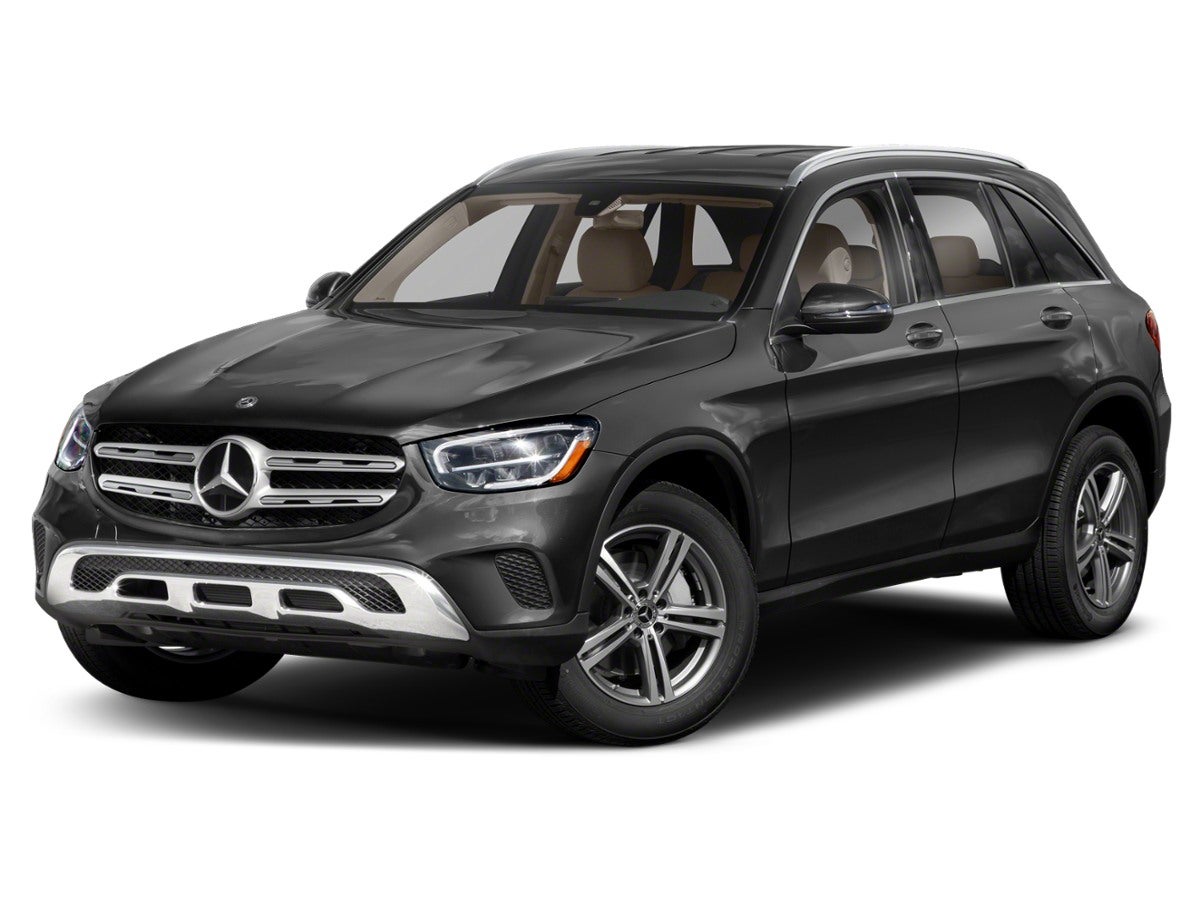 2020 Mercedes-Benz GLC GLC 300 in Black — front three-quarter view